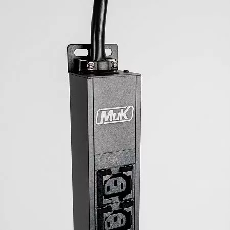 Блок розеток вертикальный базовый МИКсистем (PDU) MIK-2G-0U-16A-400-36-C13(LC)-6-C19(LC)-IEC309-16-3-N-B