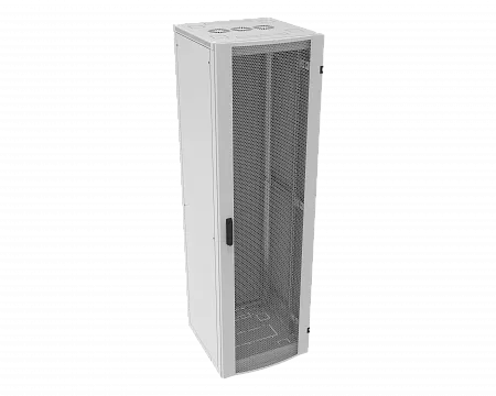 Шкаф телекоммуникационный напольный МИКсистем серия ECO+ 19" 42U 600*600 дверь перфорация серый