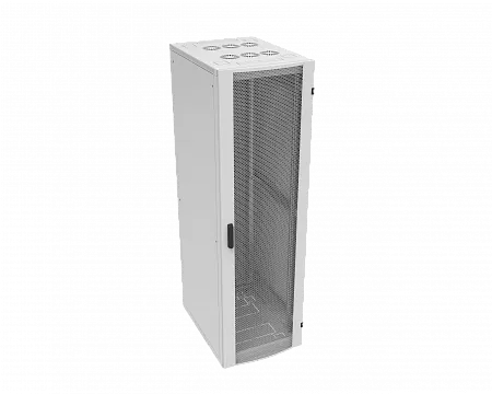 Шкаф телекоммуникационный напольный МИКсистем серия ECO+ 19" 42U 600*800 дверь перфорация серый