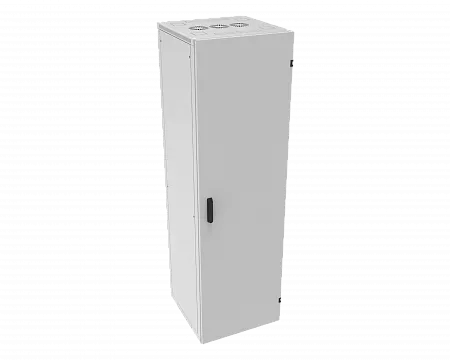 Шкаф телекоммуникационный напольный МИКсистем серия ECO+ 19" 42U 600*600 дверь металл серый