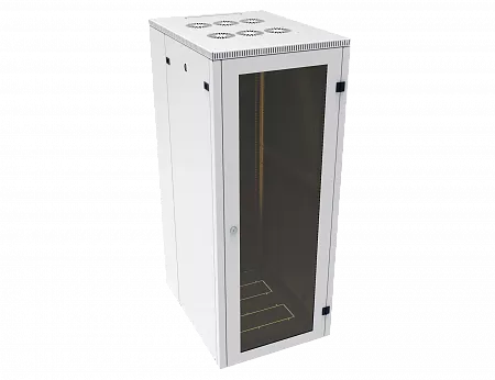 Шкаф телекоммуникационный напольный МИКсистем 19" серия ECO-L 42U 600*800 дверь стекло серый
