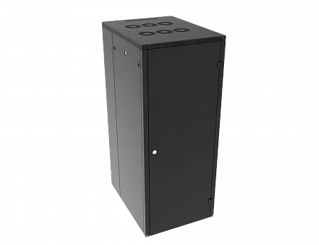 Шкаф телекоммуникационный напольный МИКсистем 19" серия ECO-L 42U 600*800 дверь металл черный