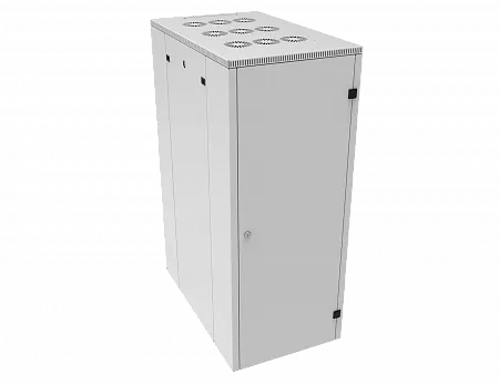 Шкаф телекоммуникационный напольный МИКсистем 19" серия ECO-L 42U 600*1000 дверь металл серый